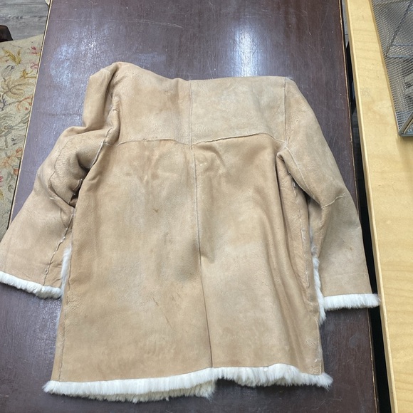 Real Rabbit Fur Shearling Coat - Picture 4 of 4